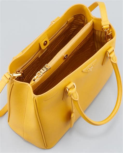 prada bag yellow|prada yellow handbag.